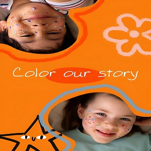 Color Our Story - Story Coloring Book