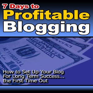 7 Days to Profitable Blogging